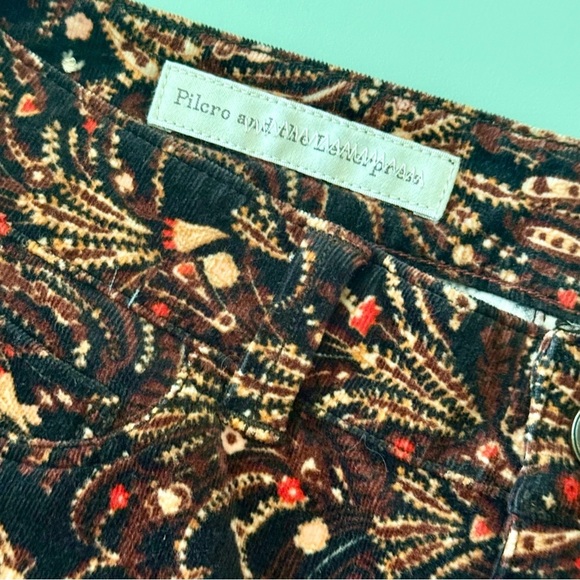 Anthropologie Pilcro Serif Legging Velvety Corduroy Stretch Pants Size 27 - Picture 8 of 13